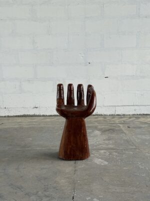 WOODEN HAND ARMCHAIR