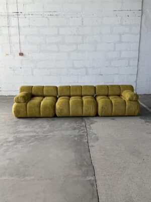 BELLIS GREEN SOFA THREE SEATER