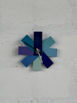 BLUE NORMAN WALL CLOCK