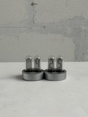 SMALL NIXIE STYLE DIGITAL DESK CLOCK