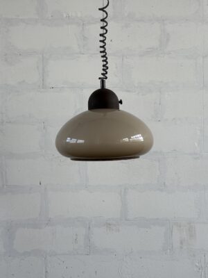 MID-CENTURY PLASTIC PENDANT LAMP