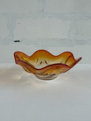 VINTAGE ART GLASS BOWL