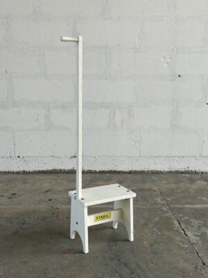 WOODEN STEP-STOOL