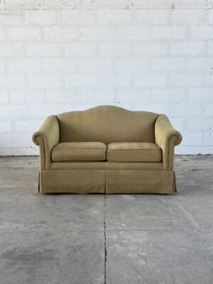 YELLOW TWO-SEATER SOFA